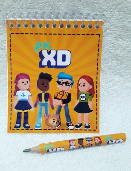 Bloquinho de Anotações com Mini Lápis Pk Xd