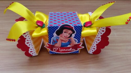 Caixa Bala Branca de Neve