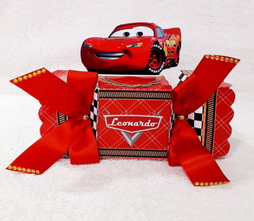Caixa Bala Carros Mcqueen