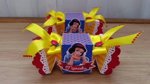 Caixa Bala Branca de Neve