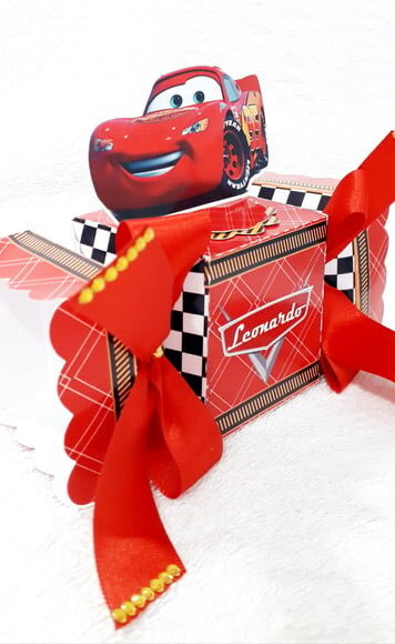 Caixa Bala Carros Mcqueen