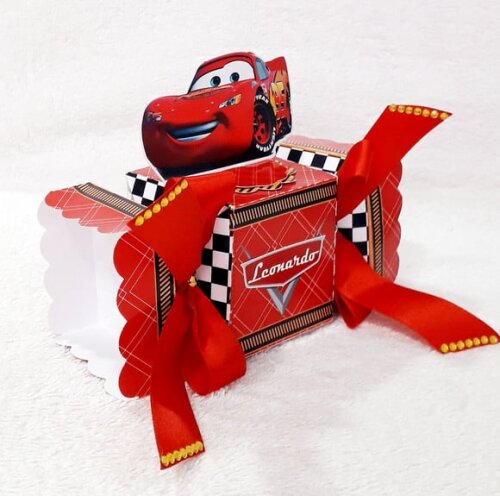 Caixa Bala Carros Mcqueen