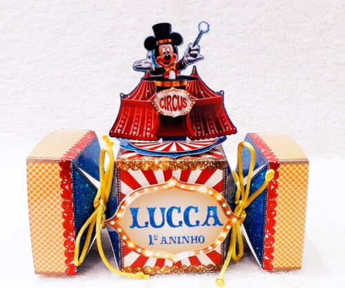 Caixa Bala Circo do Mickey
