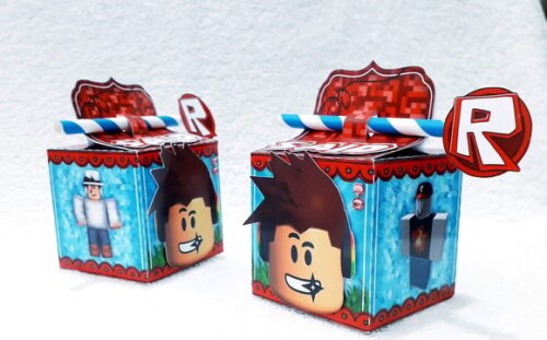 Caixa Canudo Roblox