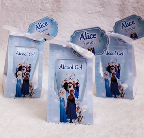 Caixa com Bisnaga de Álcool Gel ou Hidratante