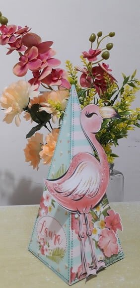Caixa Cone Flamingo