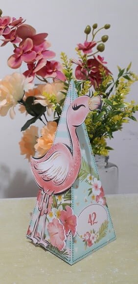 Caixa Cone Flamingo