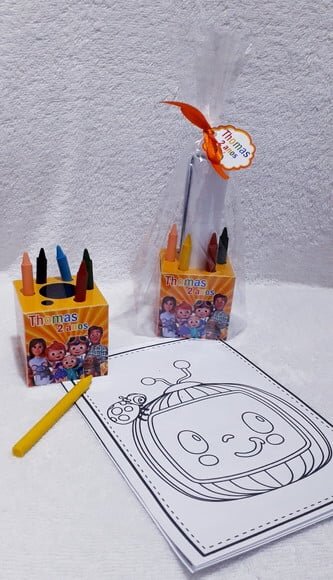 Caixa Kit Colorir Cocomelon