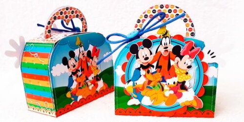 Caixa Maletinha Casa do Mickey