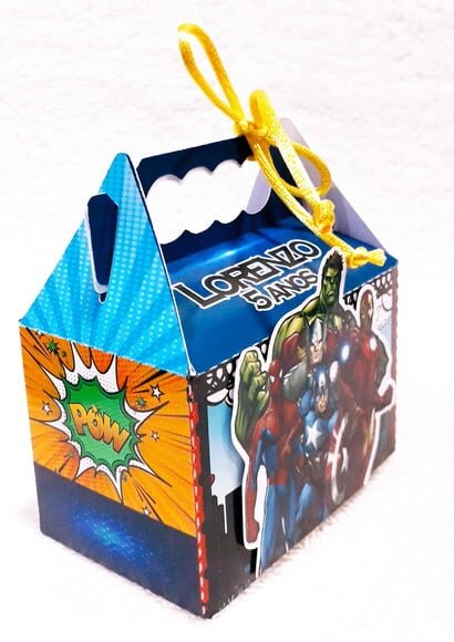 Caixa Maletinha Super Heróis