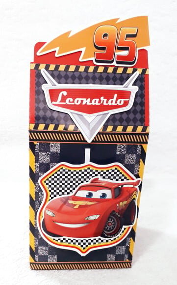 Caixa Milk Carros Mcqueen