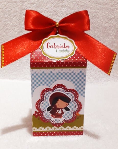 Caixa Milk Chapeuzinho Vermelho