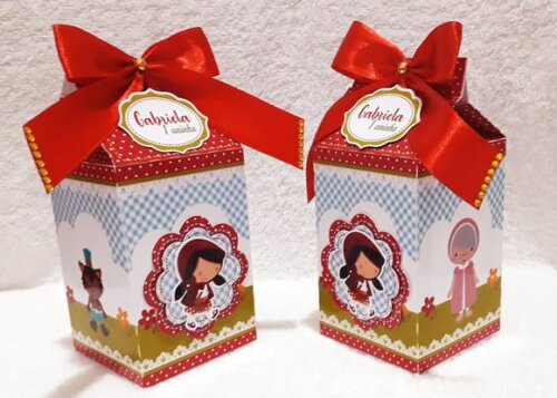 Caixa Milk Chapeuzinho Vermelho