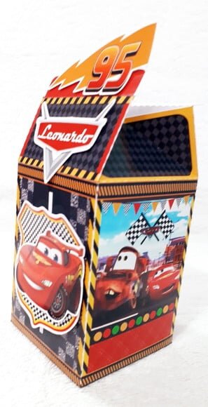 Caixa Milk Carros Mcqueen