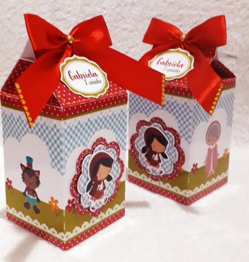Caixa Milk Chapeuzinho Vermelho