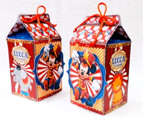 Caixa Milk Circo do Mickey