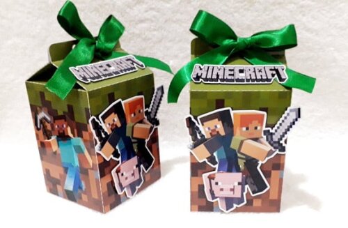 Caixa Milk Minecraft