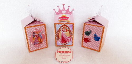 Caixa Milk PRINCESAS