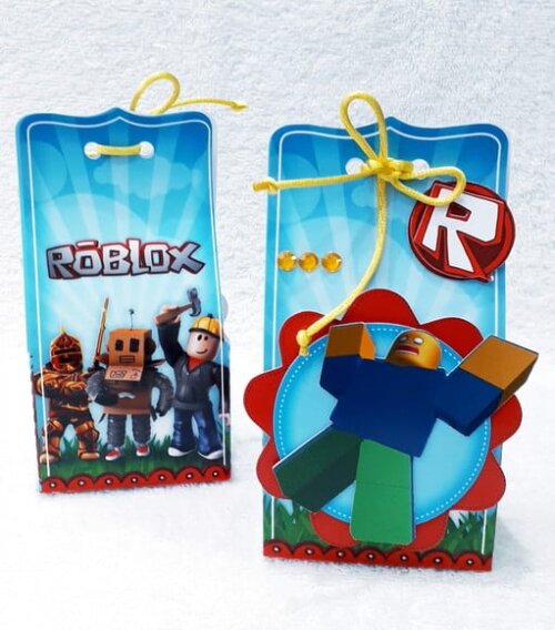 Caixa Mini Sacolinha Roblox