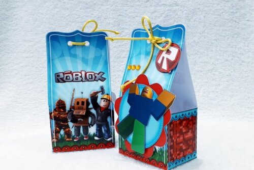 Caixa Mini Sacolinha Roblox