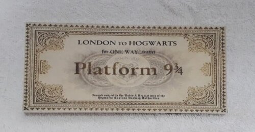 Caixa para Barra de Chocolate Harry Potter