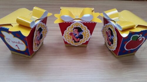 Caixa Sushi Branca de Neve