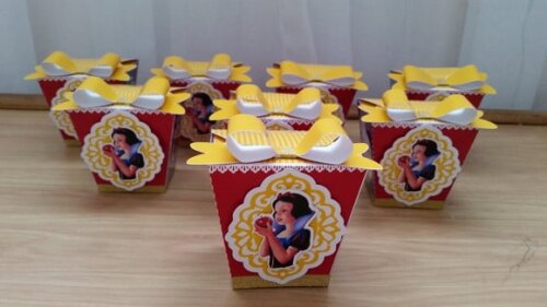 Caixa Sushi Branca de Neve