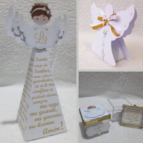 Kit Batizado com Mini Terço - 15 Ítens