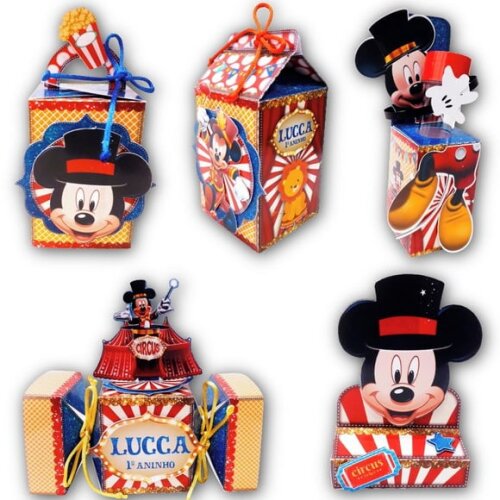 Kit Festa Circo do Mickey - 30 Ítens
