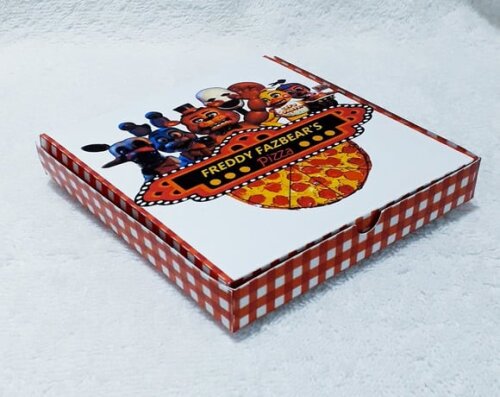 Mini Caixa de Pizza Fnaf