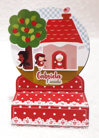 Porta Bis Chapeuzinho Vermelho