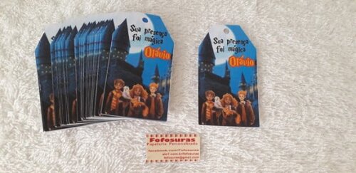 Tag de Agradecimento Harry Potter