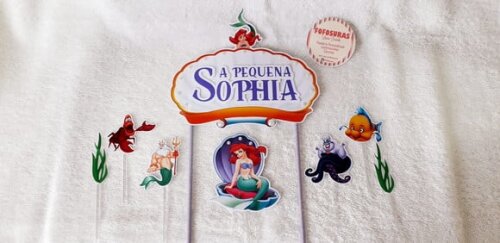Topo de Bolo PEQUENA SEREIA