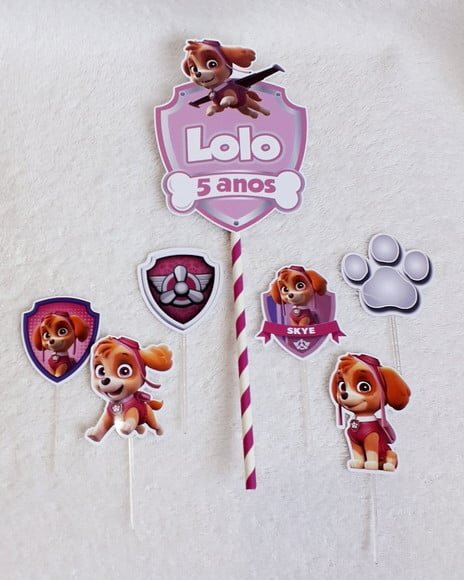 Topo de Bolo PATRULHA CANINA