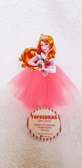Tubete com Saia de Tule Princesas