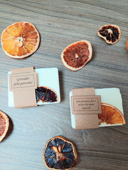 Sabonete Artesanal de Laranja - Lembrancinha