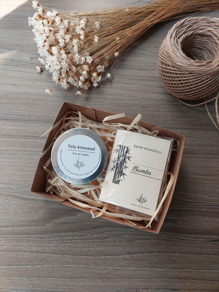 Kit Meu Momento - Sachê e Vela Aromática