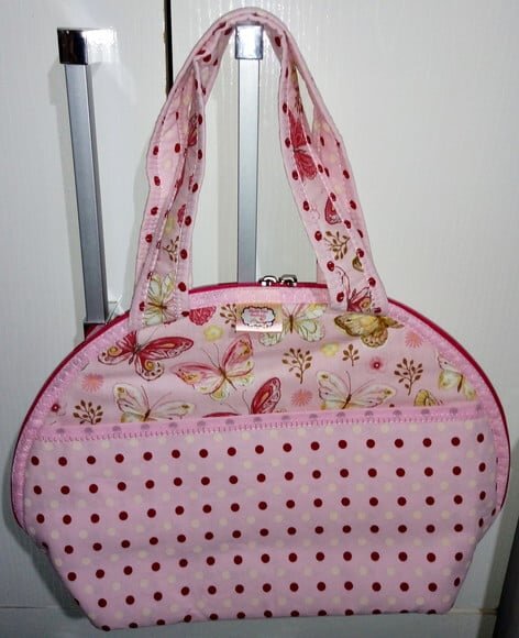 Bolsa Térmica com Borboletas em Rosa