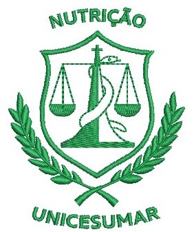 Matriz de bordado Nutrição Unicesumar