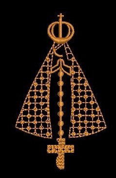 Matriz de bordado imagem Nossa Senhora Aparecida