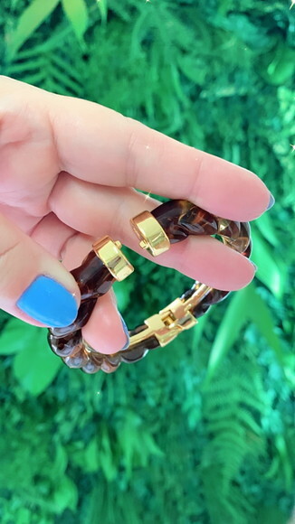 Bracelete Corda Ouro