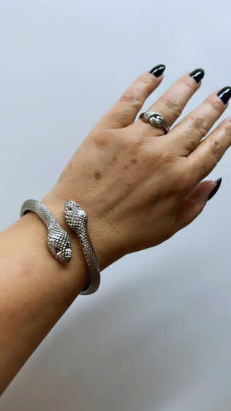 Bracelete Naja Silver