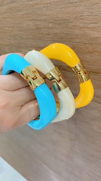 Bracelete Ouro Quadrado