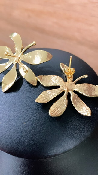 Brinco Flor Ouro