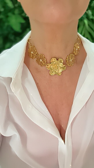 Choker Flores