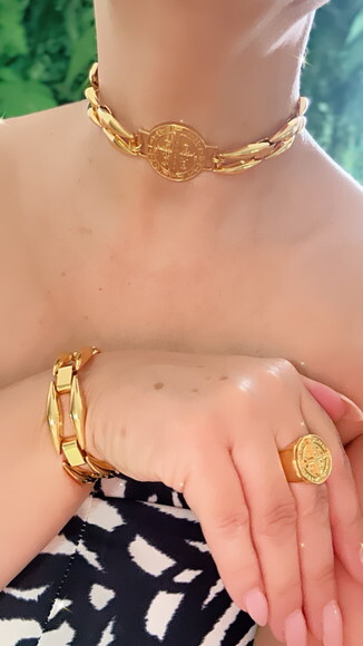 Choker São Bento Gold