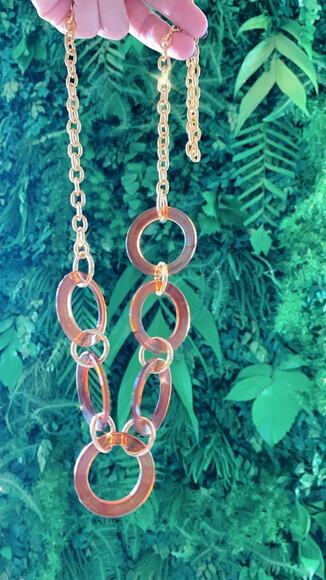 Colar Argolas Mel