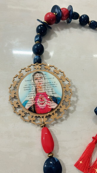 Colar Coração de Maria