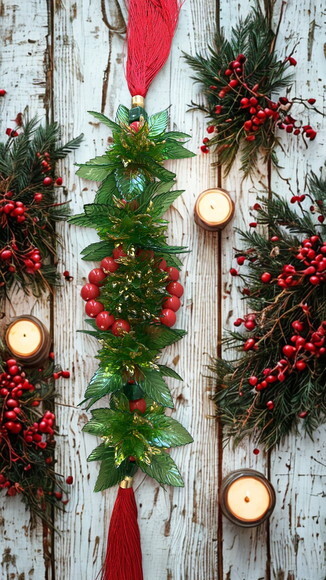 Colar de Mesa Natal Luz de Amor