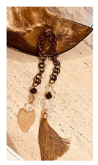 Colar Folhas de Anturio